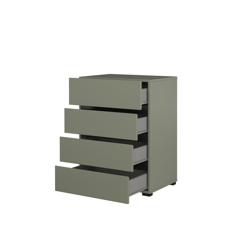 Byrå Cross med 4 lådor - Grön - Förvaring - Förvaringsmöbler - Byrå