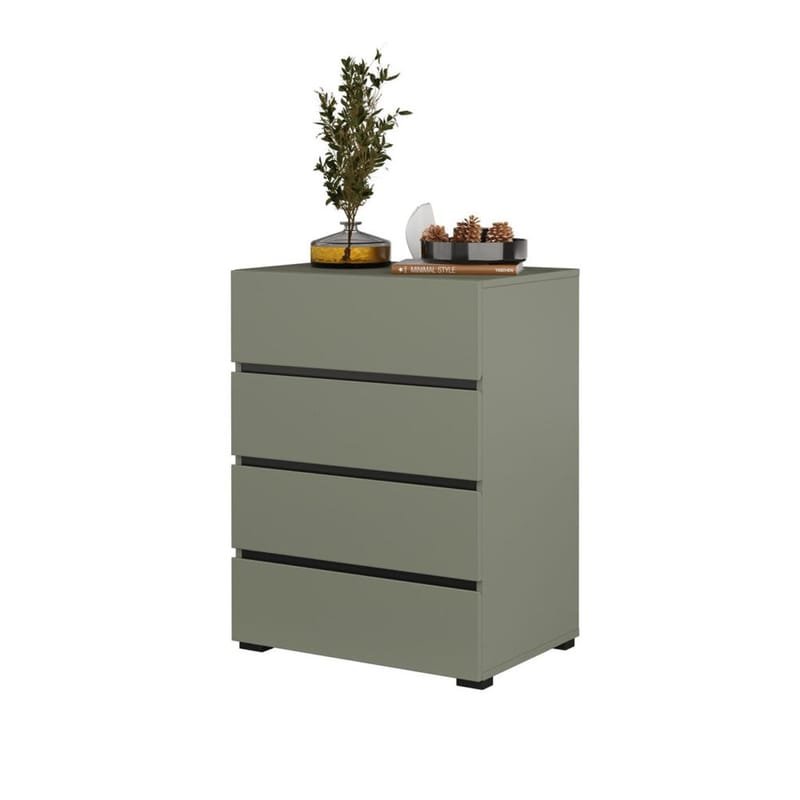 Byrå Cross med 4 lådor - Grön - Förvaring - Förvaringsmöbler - Byrå