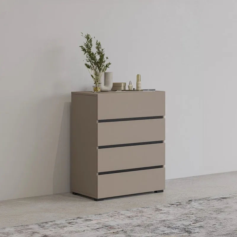 Byrå Cross med 4 lådor - Kongo - Förvaring - Förvaringsmöbler - Byrå