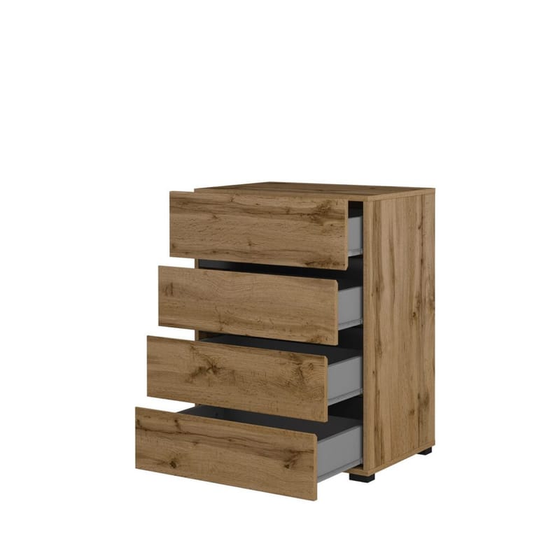 Byrå Cross med 4 lådor - Wotan Ek - Förvaring - Förvaringsmöbler - Byrå