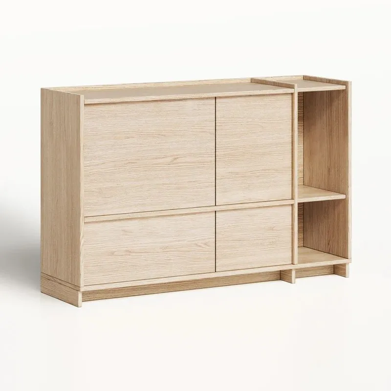 Byrå Deyloris 138 cm - ljust naturträ - Förvaring - Förvaringsmöbler - Skänkar & sideboards