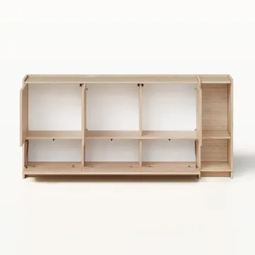 Byrå Deyloris 190 cm - ljust naturträ - Förvaring - Förvaringsmöbler - Skänkar & sideboards
