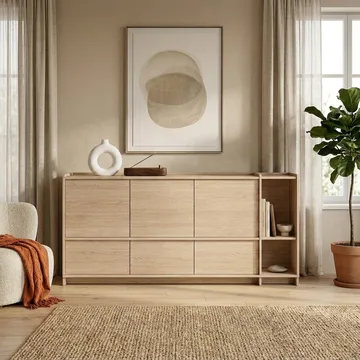 Byrå Deyloris 190 cm - ljust naturträ - F örvaring - Förvaringsmöbler - Skänkar & sideboards