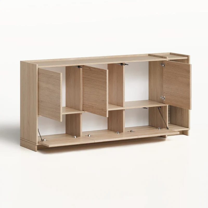 Byrå Deyloris 190 cm - ljust naturträ - Förvaring - Förvaringsmöbler - Skänkar & sideboards