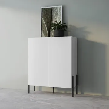 Byrå Jukon 2 Dörrar - Vit Supermat - Förvaring - Förvaringsmöbler - Skänkar & sideboards