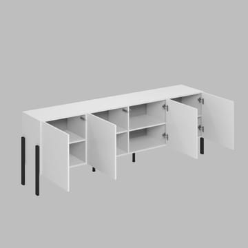 Byrå Jukon 4 Dörrar - Vit Supermat - Förvaring - Förvaringsmöbler - Skänkar & sideboards