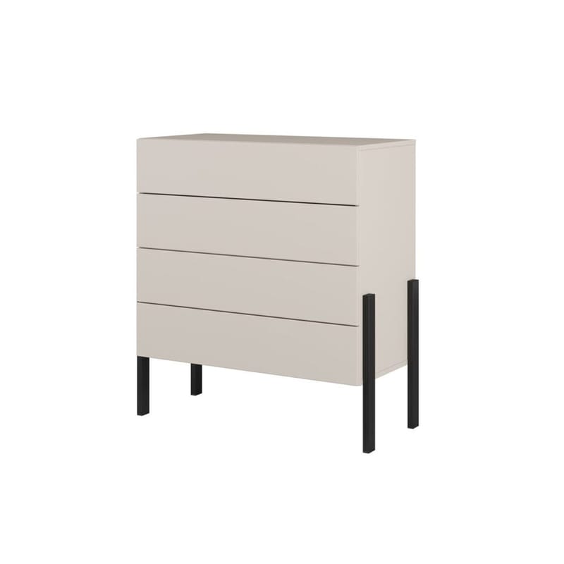 Byrå Jukon S med 4 Lådor