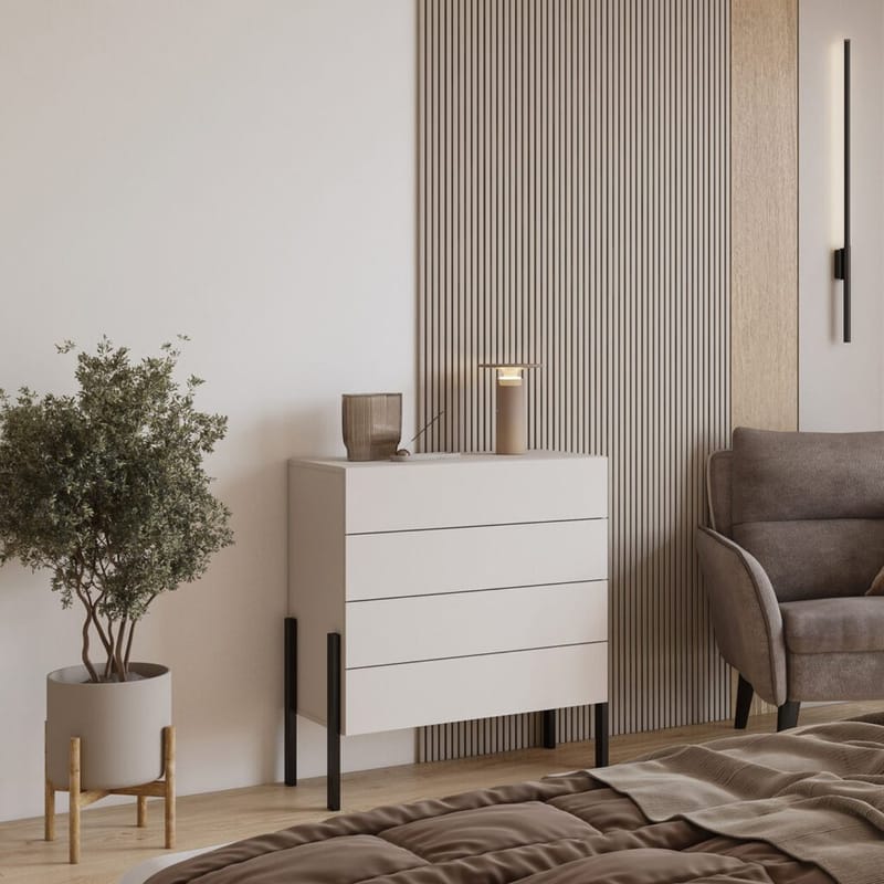 Byrå Jukon S med 4 Lådor - Förvaring - Förvaringsmöbler - Byrå