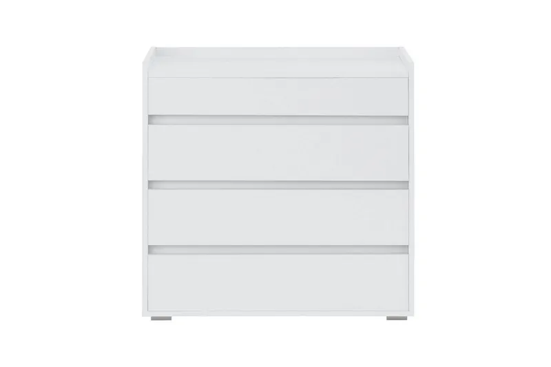 Byrå Kosmo Vit, 4 lådor - Vit, 4 lådor - Förvaring - Förvaringsmöbler - Byrå