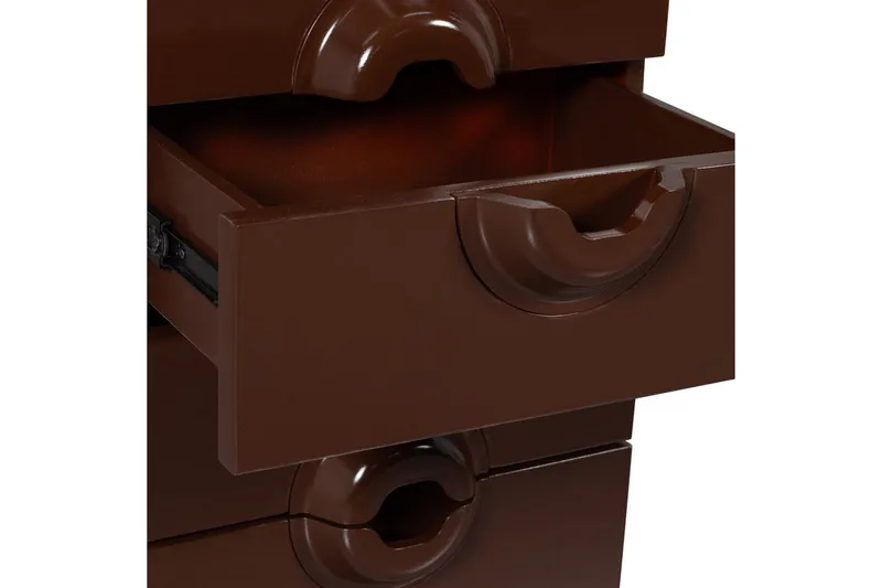 Byrå Merge - Brun/Röd - Förvaring - Förvaringsmöbler - Byrå