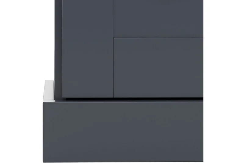 Byrå Motala 75x35x80 cm, Antracit/Ek - 75x35x80 cm, Antracit/Ek - Förvaring - Förvaringsmöbler - Byrå