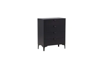Byrå Piring - Svart, 40x78x98 - Förvaring - Förvaringsmöbler - Byrå
