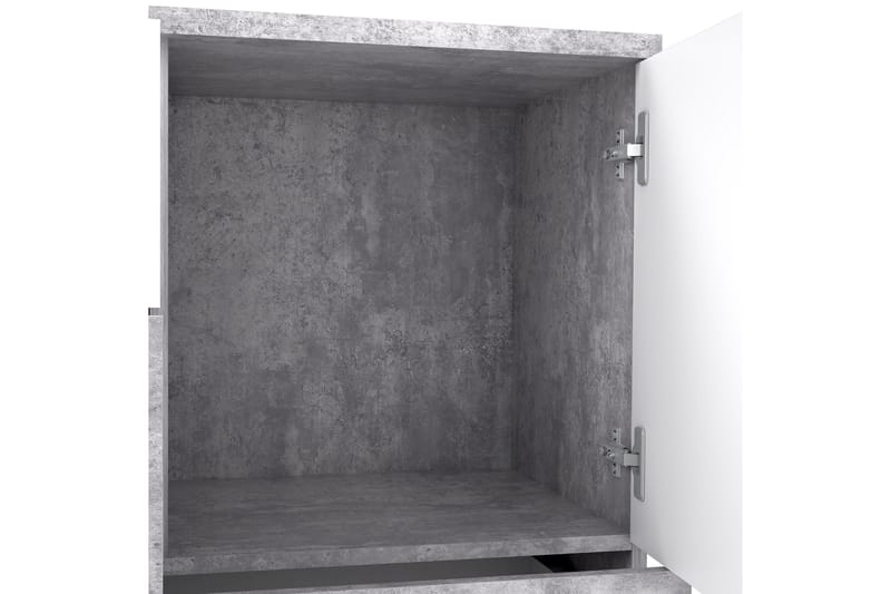 ADCOTE Byrå 125 cm Vit/Grå - Förvaring - Förvaringsmöbler - Byrå
