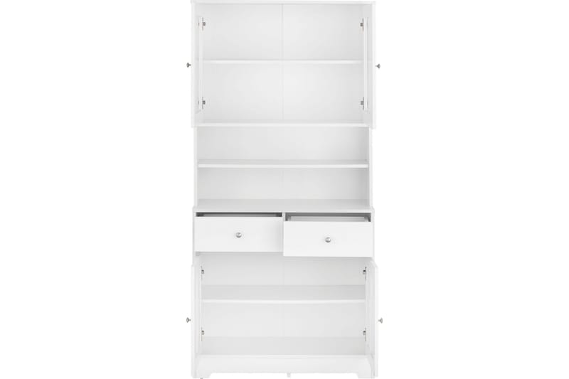 Adelynn Byrå m. Överskåp - Vit - Förvaring - Förvaringsmöbler - Byrå