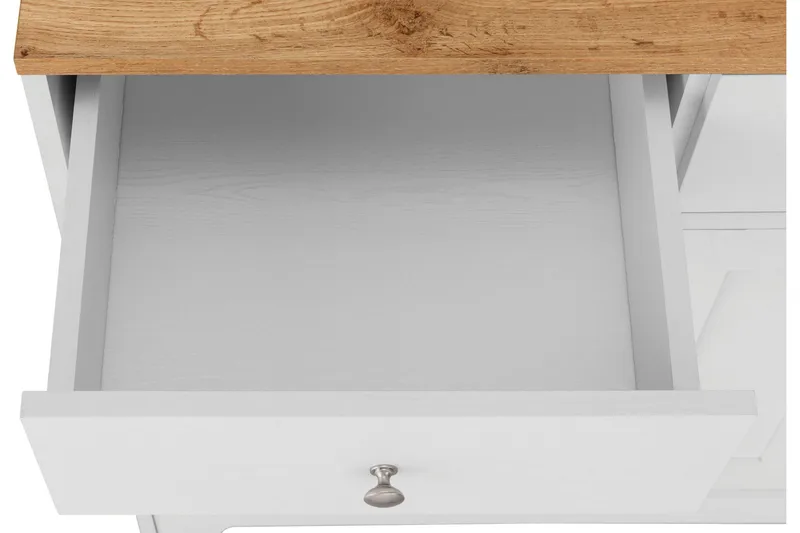 Adelynn Byrå m. Överskåp - Vit - Förvaring - Förvaringsmöbler - Byrå