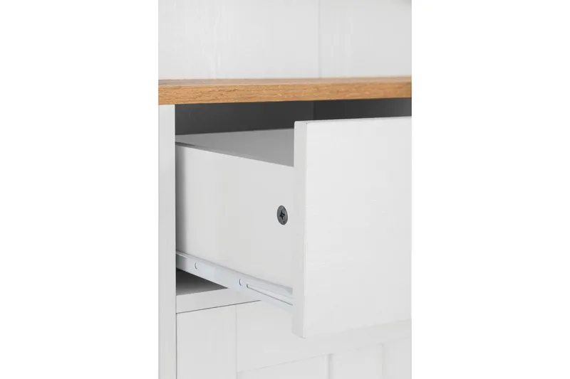 Adelynn Byrå m. Överskåp - Vit - Förvaring - Förvaringsmöbler - Byrå