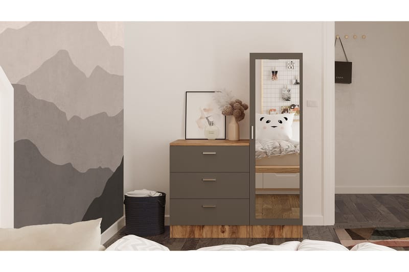 AGATEA Förvaringsskåp 40x140 cm Grön - Förvaring - Förvaringsmöbler - Byrå