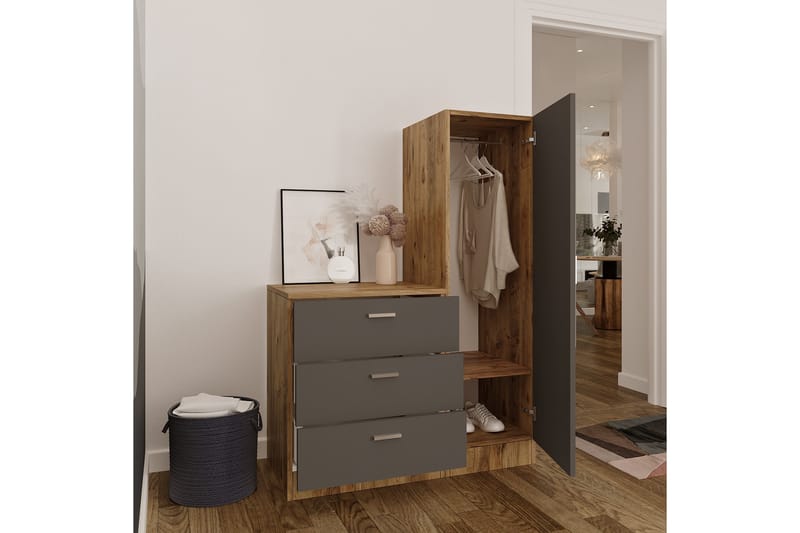 AGATEA Förvaringsskåp 40x140 cm Grön - Förvaring - Förvaringsmöbler - Byrå