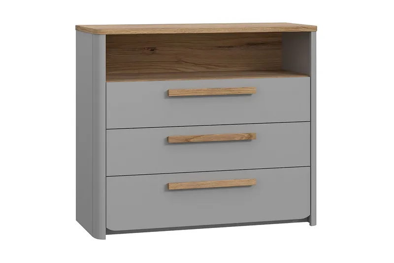 Ahmetbay Byrå 41x99 cm, Grå/Brun