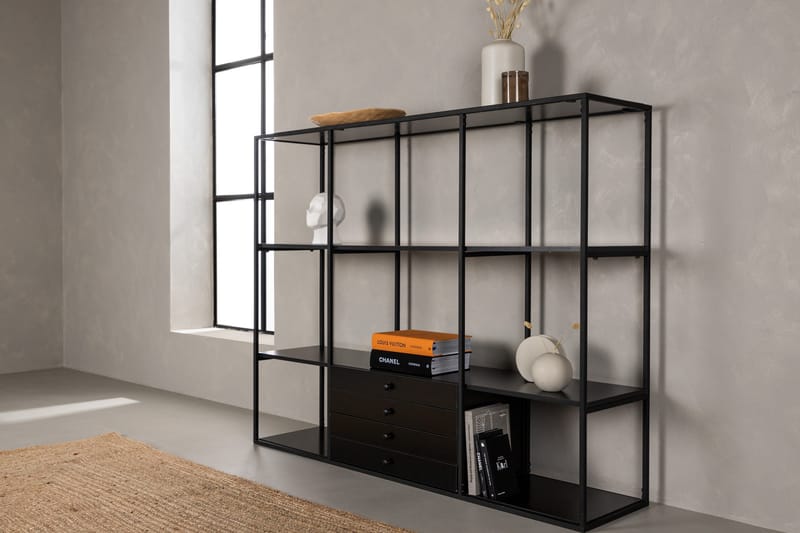 Amarillo Skåpsbyrå 120 cm - Svart - Förvaring - Förvaringsmöbler - Byrå