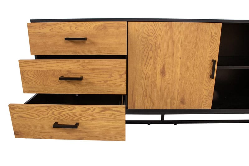 Amsterdam Byrå Ek/Svart - Förvaring - Förvaringsmöbler - Byrå