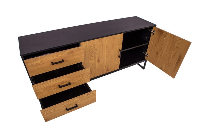 Amsterdam Byrå Ek/Svart - Förvaring - Förvaringsmöbler - Byrå