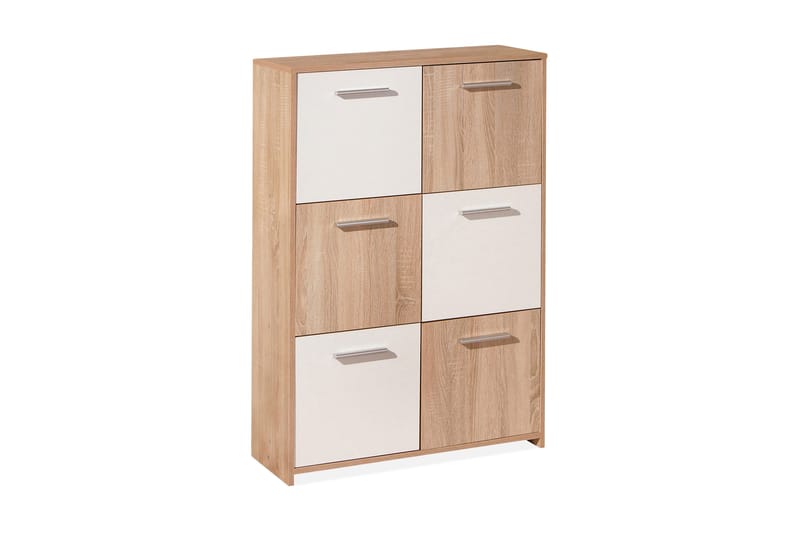 Aragon Skåp 77 cm Hög - Vit/Ljus Ek - Förvaring - Förvaringsmöbler - Byrå