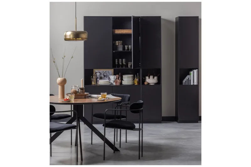 Arteksio Highboard 110 cm - Svart - Förvaring - Förvaringsmöbler - Byrå