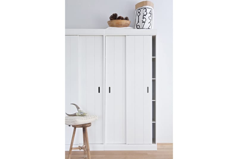 Aspasia Förvaringsskåp 195 cm - Vit Tall - Förvaring - Förvaringsmöbler - Byrå