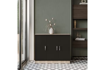 Barrock Highboard 38x89 cm - Natur/Svart - Förvaring - Förvaringsmöbler - Byrå
