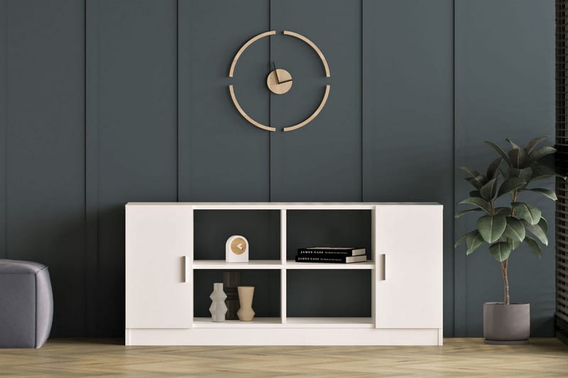 Barrock Highboard 46x140 cm - Vit - Förvaring - Förvaringsmöbler - Byrå