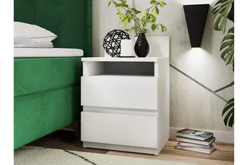 Basildon Förvaringsskåp 33 cm - Vit - Möbler - Sovrum - Sängbord