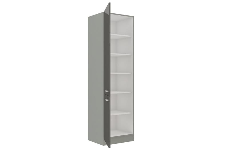 BIANCO Skåp med dörrar 60x57x210 cm - Vit - Förvaring - Förvaringsmöbler - Byrå