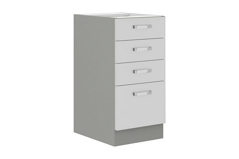BIANCO Skåp med lådor 40x52x82 cm - Vit - Förvaring - Förvaringsmöbler - Byrå
