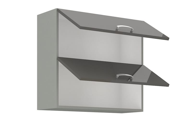 Bianco Väggskåp 80x31x71,5 cm - Svart/Grå/Vit - Förvaring - Skåp - Köksskåp - Väggskåp