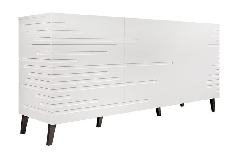 BOGACS Byrå 40x155 cm Vit/Svart - Förvaring - Förvaringsmöbler - Byrå