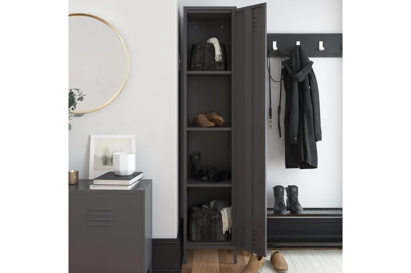 Bradford Highboard Grå - Dorel Home - Förvaring - Förvaringsmöbler - Byrå