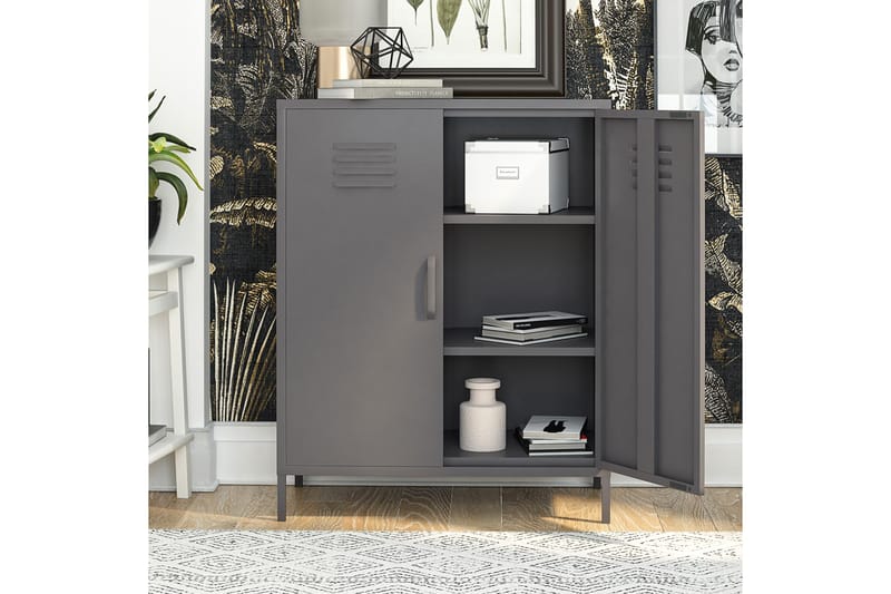 Bradford Highboard Grå - Dorel Home - Förvaring - Förvaringsmöbler - Byrå