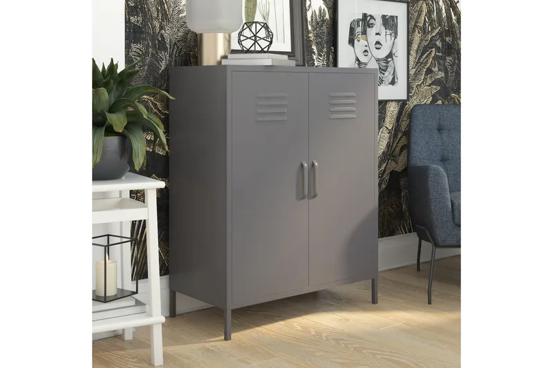 Bradford Highboard Grå - Dorel Home - Förvaring - Förvaringsmöbler - Byrå