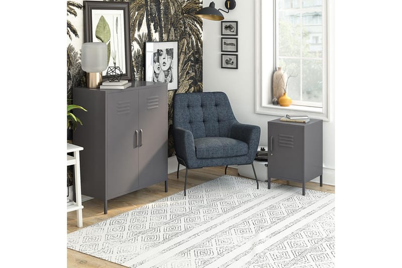 Bradford Highboard Grå - Dorel Home - Förvaring - Förvaringsmöbler - Byrå