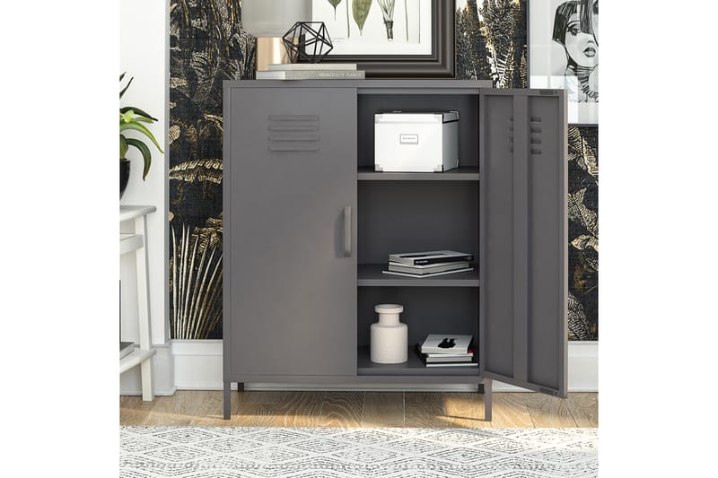 Bradford  Highboard Grå - Förvaring - Förvaringsmöbler - Byrå
