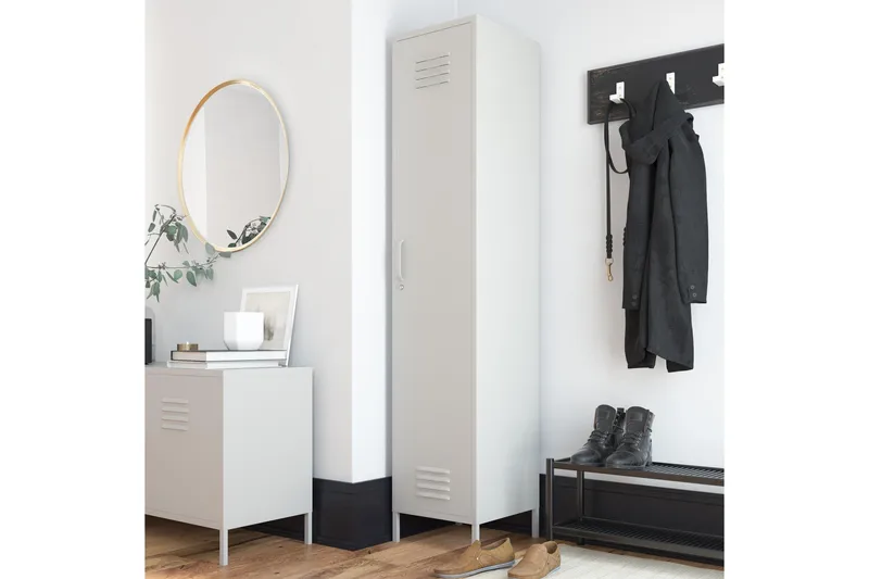 Bradford Highboard Ljusgrå - Dorel Home - Förvaring - Förvaringsmöbler - Byrå