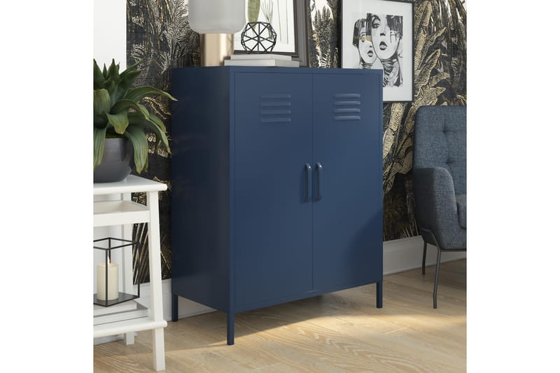 Bradford  Highboard Mörkblå - Förvaring - Förvaringsmöbler - Byrå