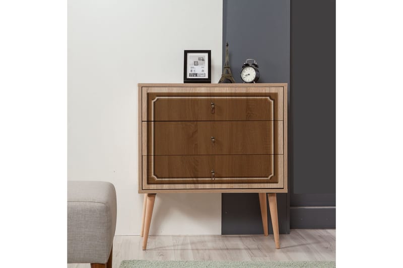 Brokind Byrå 90 cm - Brun - Förvaring - Förvaringsmöbler - Byrå