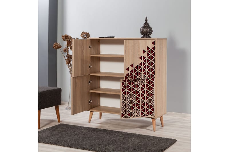 Brokind Förvaringsskåp 111 cm - Brun/Ek - Förvaring - Förvaringsmöbler - Byrå