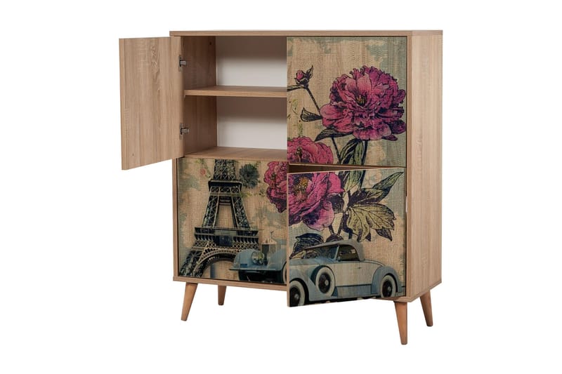 Brokind Förvaringsskåp 111 cm - Brun/Flerfärgad - Förvaring - Förvaringsmöbler - Byrå