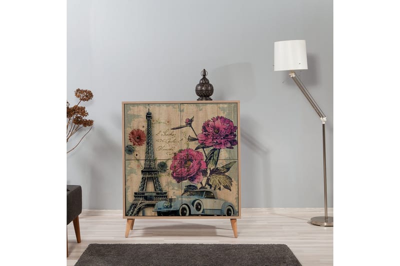 Brokind Förvaringsskåp 111 cm - Brun/Flerfärgad - Förvaring - Förvaringsmöbler - Byrå