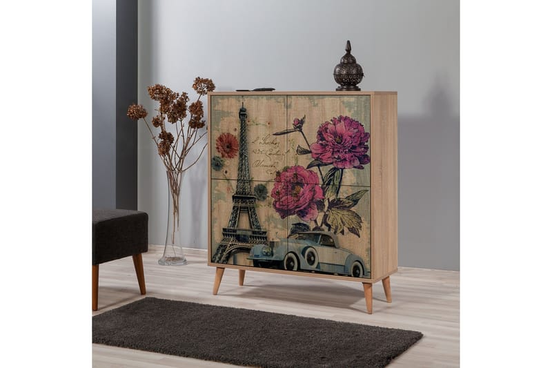 Brokind Förvaringsskåp 111 cm - Brun/Flerfärgad - Förvaring - Förvaringsmöbler - Byrå