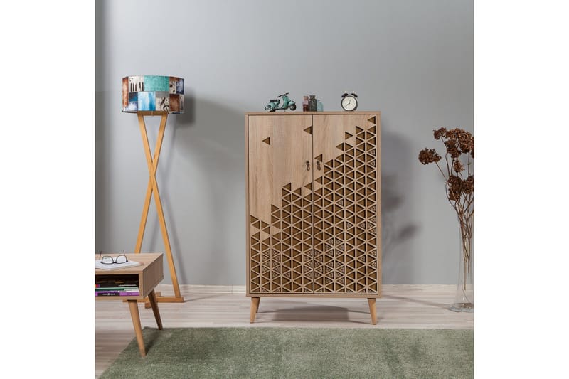 Brokind Förvaringsskåp 80 cm - Brun/Ek/Beige - Förvaring - Förvaringsmöbler - Byrå