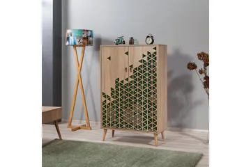 Brokind Förvaringsskåp 80 cm - Brun/Grön - Förvaring - Förvaringsmöbler - Byrå